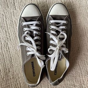 Grey Converse- Mens 9.5/Women’s 11.5 (mint condition)